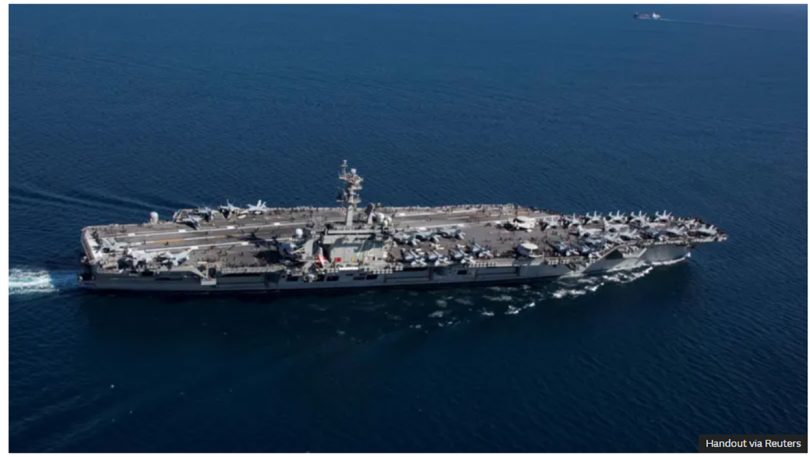 अमेरिकी नौसेना इरानतर्फ अग्रसर, ट्रम्पको कडा चेतावनी