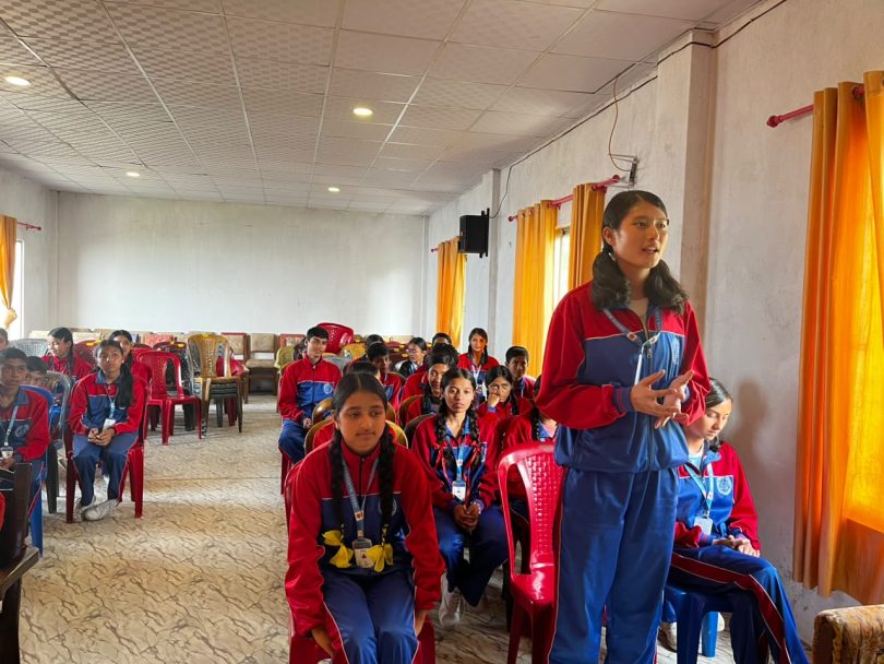 रुडुकद्धारा यौन तथा प्रजनन स्वास्थ्य अधिकार बारे विद्यार्थीलाई अभिमुखीकरण